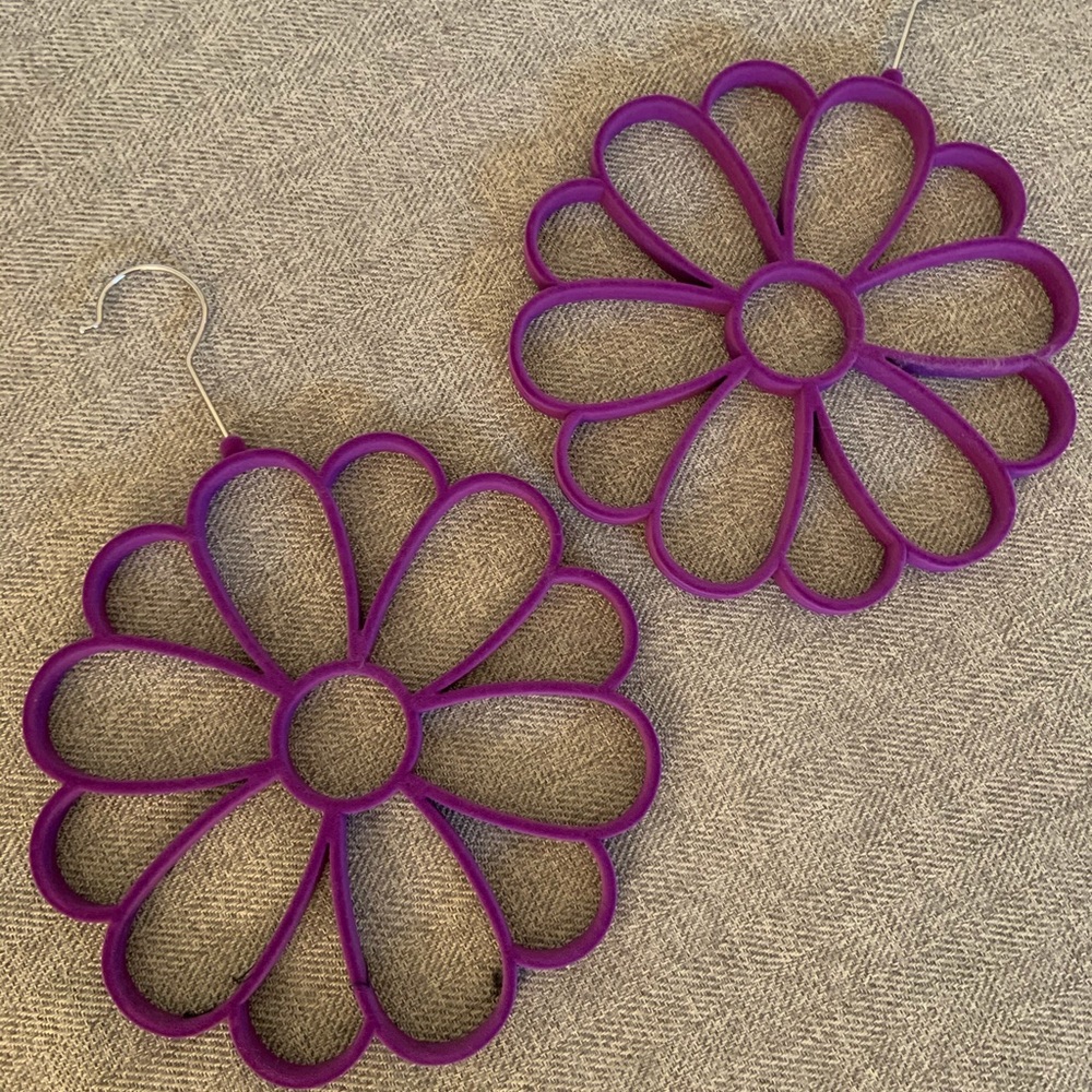 Flower Scarf Holder